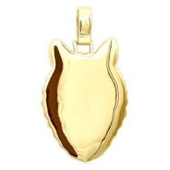 Diamond Wolf Pendant For Men 10K White Gold W Enamel 2ct Iced Out Design -H'Hen Sale Store unique custom jewelry iced out wolf pendant for men 14k gold enamel 2ct 100535 backye