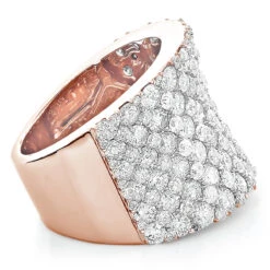 Unique Diamond Wedding Bands: 8 Carat Ladies Pave Diamonds Ring 14K White Gold 13 Unique Diamond Wedding Bands: 8 Carat Ladies Pave Diamonds Ring 14K White Gold -H'Hen Sale Store unique diamond wedding bands 8 carat ladies pave diamonds ring 14k gold backro