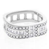 Unique Diamond Wedding Bands: Square Men's Ring 1.2ct 14K White Gold 2 Unique Diamond Wedding Bands: Square Men's Ring 1.2ct 14K White Gold -H'Hen Sale Store unique diamond wedding bands square mens ring 13ct 14k gold mainwh