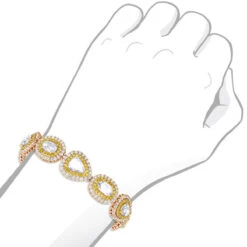 Unique High End Diamond Bracelet For Ladies 18K White Gold 20 Carats -H'Hen Sale Store unique high end diamond bracelet for ladies in 18k gold 20 carats 804013 bodro