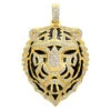 Unique Men's Diamond Tiger Pendant 14K Yellow Gold With Black Enamel 4ct 2 Unique Men's Diamond Tiger Pendant 14K Yellow Gold With Black Enamel 4ct -H'Hen Sale Store unique jewelry mens diamond tiger pendant 14k gold with black enamel 4ct mainye