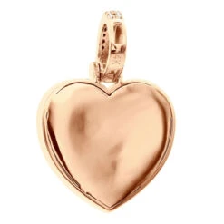 Large Ladies Unique Round Baguette Diamond Heart Shape Pendant 2 Carat 14K Yellow Gold 15 Large Ladies Unique Round Baguette Diamond Heart Shape Pendant 2 Carat 14K Yellow Gold -H'Hen Sale Store unique oversized round and baguette diamond heart pendant 2 carat 14k gold 803235 back rose