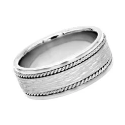 Unique Solid Two Tone Solid 14K Yellow Gold Men's Braided Wedding Band Comfort Fit Design 9 Unique Solid Two Tone Solid 14K Yellow Gold Men's Braided Wedding Band Comfort Fit Design -H'Hen Sale Store unique solid two tone 14k gold mens braided wedding band comfort fit design 002000 wh