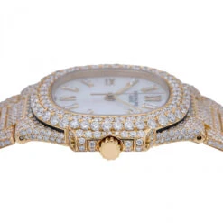Unisex Diamond Watch Patek Philippe Nautilus 18K Gold 37mm White Dial -H'Hen Sale Store unisex diamond watch patek philippe nautilus yellow gold 37 mm white dial w00937 0E8A3953 2048x2048