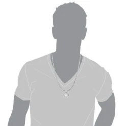 Versace Style Medusa Head Diamond Pendant Medallion 0.52ct 10K White Gold -H'Hen Sale Store versace style medusa head diamond pendant medallion 052ct 10k gold 3