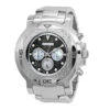 JoJino Chronograph Large Men's Diamond Watch 0.25ct Iced Out Black Dial