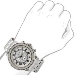 JoJino Chronograph Large Men's Diamond Watch 0.25ct Roman Numerals Iced Out Dial 8 JoJino Chronograph Large Men's Diamond Watch 0.25ct Roman Numerals Iced Out Dial -H'Hen Sale Store watches jojino chronograph large mens diamond watch 025ct roman numerals iced out dial 968778 bod