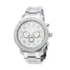 JoJino Chronograph Oversized Men's Diamond Watch 0.25ct Iced Out White MOP Dial