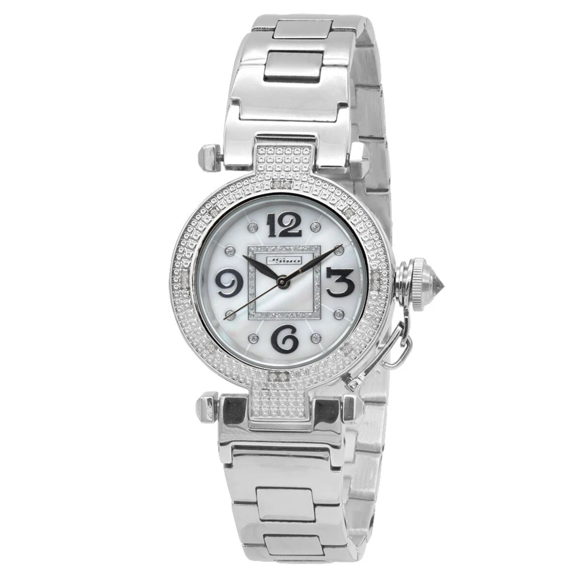 JoJino Women's Diamond Watch 0.12ctw White Mother-Of-Perl Dial 3 JoJino Women's Diamond Watch 0.12ctw White Mother-Of-Perl Dial