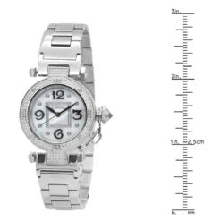 JoJino Women's Diamond Watch 0.12ctw White Mother-Of-Perl Dial 9 JoJino Women's Diamond Watch 0.12ctw White Mother-Of-Perl Dial -H'Hen Sale Store watches jojino womens diamond watch 012ctw white mother of perl dial 968770 ruler