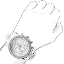Oversized JoJino Diamond Watch For Men With Chronograph 0.12ct Iced Out Silver Dial 8 Oversized JoJino Diamond Watch For Men With Chronograph 0.12ct Iced Out Silver Dial -H'Hen Sale Store watches oversized jojino diamond watch for men with chronograph 012ct iced out silver dial 968796 bod
