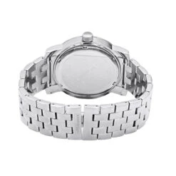 Oversized JoJino Genuine Diamond Watch For Men Black Dial 0.25ct Metal Band 7 Oversized JoJino Genuine Diamond Watch For Men Black Dial 0.25ct Metal Band -H'Hen Sale Store watches oversized jojino genuine diamond watch for men black dial 025ct metal band 968801 back