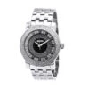 Oversized JoJino Genuine Diamond Watch For Men Black Dial 0.25ct Metal Band