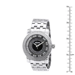Oversized JoJino Genuine Diamond Watch For Men Black Dial 0.25ct Metal Band 9 Oversized JoJino Genuine Diamond Watch For Men Black Dial 0.25ct Metal Band -H'Hen Sale Store watches oversized jojino genuine diamond watch for men black dial 025ct metal band 968801 ruler