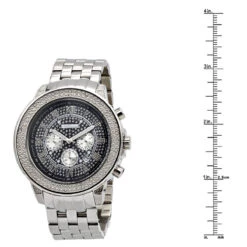 Oversized Real Diamond Watch For Men By Jojino Black Iced Out Dial 0.25ct -H'Hen Sale Store watches oversized real diamond watch for men by jojino black iced out dial 025ct 968779 ruler