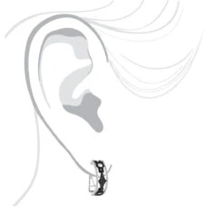 White And Black Diamond Hoop Earrings 0.9 Ct 14K White Gold 13 White And Black Diamond Hoop Earrings 0.9 Ct 14K White Gold -H'Hen Sale Store white and black diamond hoop earrings 095ct 14k gold p 48289 bodwh