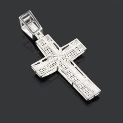 White Blue Yellow Diamond Cross Pendant 0.80ct Sterling Silver 7 White Blue Yellow Diamond Cross Pendant 0.80ct Sterling Silver -H'Hen Sale Store white blue yellow diamond cross pendant 080ct sterling silver p 48218back