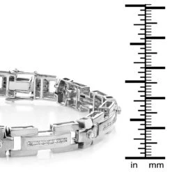 14K Yellow Gold Men's Diamond Bracelet 1.95ct 15 14K Yellow Gold Men's Diamond Bracelet 1.95ct -H'Hen Sale Store white gold diamond bracelets collection piece 195ct p 7000 box