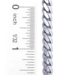 14K White Gold Miami Cuban Link Curb Chain 5.6mm 22-40in 9 14K White Gold Miami Cuban Link Curb Chain 5.6mm 22-40in -H'Hen Sale Store white gold miami cuban link curb chain 56mm 14k 22 40in 3