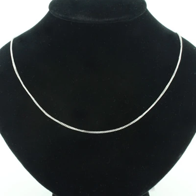 14K Yellow Gold For Women Thin Franco Chain 1mm 16-20in 5 14K Yellow Gold For Women Thin Franco Chain 1mm 16-20in - Image 3