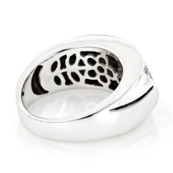 Wide Princess Cut Diamond Wedding Band 1.96ct 14K White Gold -H'Hen Sale Store wide princess cut diamond wedding band 196ct 14k p 40587 backwh