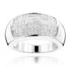 Wide Princess Cut Diamond Wedding Band 1.96ct 14K White Gold