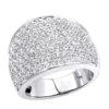 Women's 14K White Gold Pave Diamond Fashion Ring 3.6ct Wedding Band 2 Women's 14K White Gold Pave Diamond Fashion Ring 3.6ct Wedding Band -H'Hen Sale Store womens 14k gold pave diamond fashion ring 36ct wedding band wh