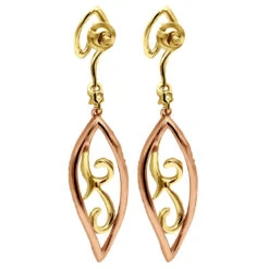 Women's Diamond Leaf Earrings 0.76ct 14K White Gold 14 Women's Diamond Leaf Earrings 0.76ct 14K White Gold -H'Hen Sale Store womens diamond leaf earrings 076ct 14k gold back yellow 20221011 20221027