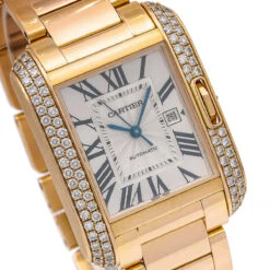 Women's Diamond Watch Cartier Tank Anglaise 18K Gold 30mm Silver Tone Dial -H'Hen Sale Store womens diamond watch cartier tank anglaise rose gold 30 mm silver tone dial w00865 0E8A3143 a4295552 9414 4d21 9c51 26a1102f35ee 2048x2048