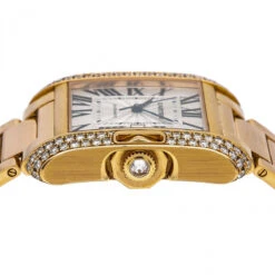 Women's Diamond Watch Cartier Tank Anglaise 18K Gold 30mm Silver Tone Dial -H'Hen Sale Store womens diamond watch cartier tank anglaise rose gold 30 mm silver tone dial w00865 0E8A3144 2048x2048