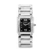 Women's Diamond Watch Patek Philippe Twenty~4 25mm Black Dial