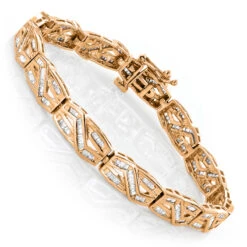 Women's Infinity Baguette Diamond Bracelet 2.84ct 9 Women's Infinity Baguette Diamond Bracelet 2.84ct -H'Hen Sale Store womens infinity baguette diamond bracelet 284ct p 5682 ro