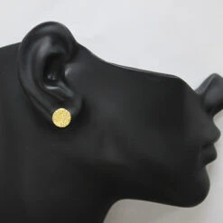 Yellow Diamond Earrings 0.4ct Gold Plated Sterling Silver Studs -H'Hen Sale Store yellow diamond earrings 075ct gold plated sterling silver studs p 46670bod