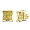 Yellow Diamond Stud Earrings 0.55ct 14K Yellow Gold -H'Hen Sale Store yellow diamond stud earrings 068ct 14k gold p 49511 ye