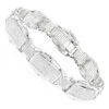 10K White Gold Diamond Bracelet For Men 3.48ct -H'Hen Sale Store yellow gold diamond bracelet 10k 348ct p 43630 wh