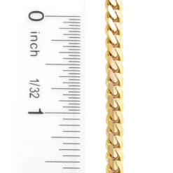 14K Yellow Gold Miami Cuban Link Curb Chain For Men 4mm 22-40in 9 14K Yellow Gold Miami Cuban Link Curb Chain For Men 4mm 22-40in -H'Hen Sale Store yellow gold miami cuban link curb chain 14k 4mm 22 40in 3