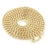 Men's 10K Yellow Gold Moon Cut Bead Chain 2mm; 22-40in -H'Hen Sale Store yellow gold moon cut bead chain 10k 2mm 22 40in 1