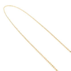 Men's 10K Yellow Gold Moon Cut Bead Chain 2mm; 22-40in 9 Men's 10K Yellow Gold Moon Cut Bead Chain 2mm; 22-40in -H'Hen Sale Store yellow gold moon cut bead chain 10k 2mm 22 40in 2