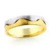Yin Yang 14K Yellow Gold Wedding Band For Men -H'Hen Sale Store yin yang 14k gold wedding band for men 1
